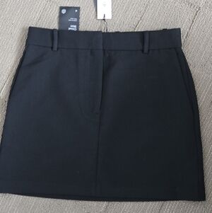 Aritzia Chisel Black Mini Skirt